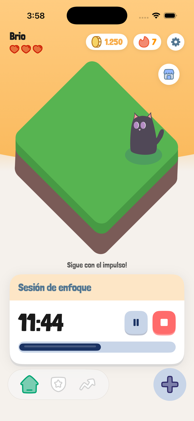 Brio — Temporizador pomodoro inteligente